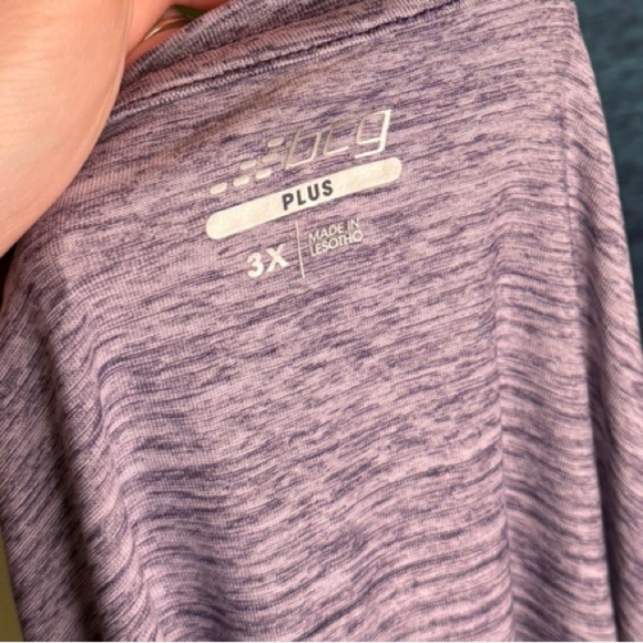 Purple heathered Active T-Shirt - Picture 2 of 2